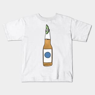 Watercolor Beer Bottle Kids T-Shirt